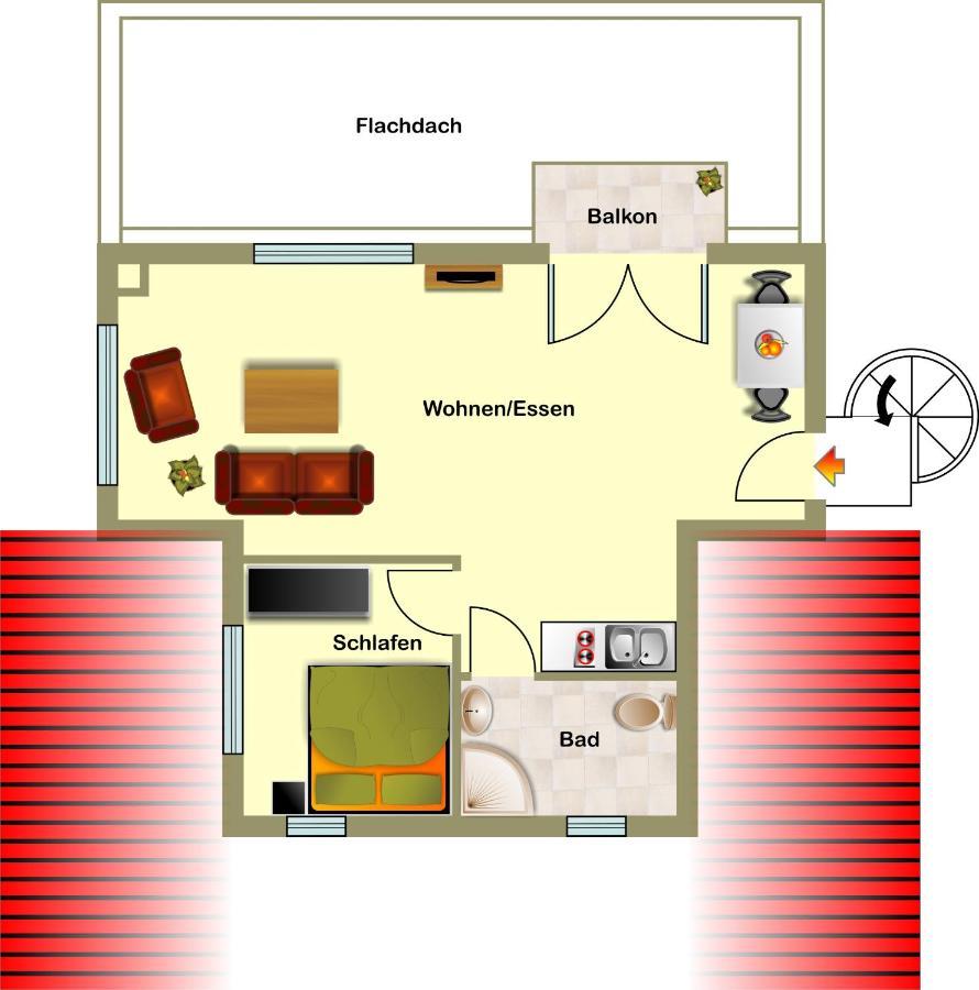 Ferienwohnung FeWo Ferienanlage Flessenow Exterior foto